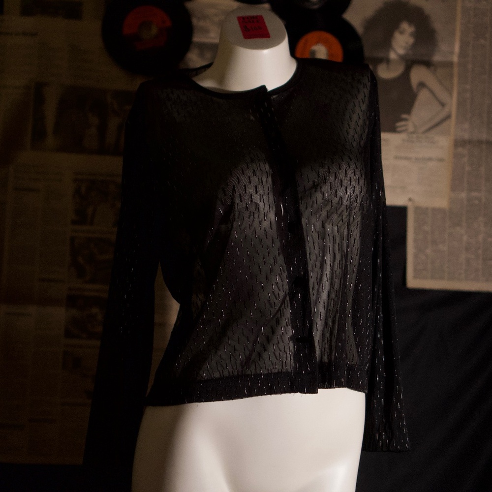 Robbie Bee women's sheer top.